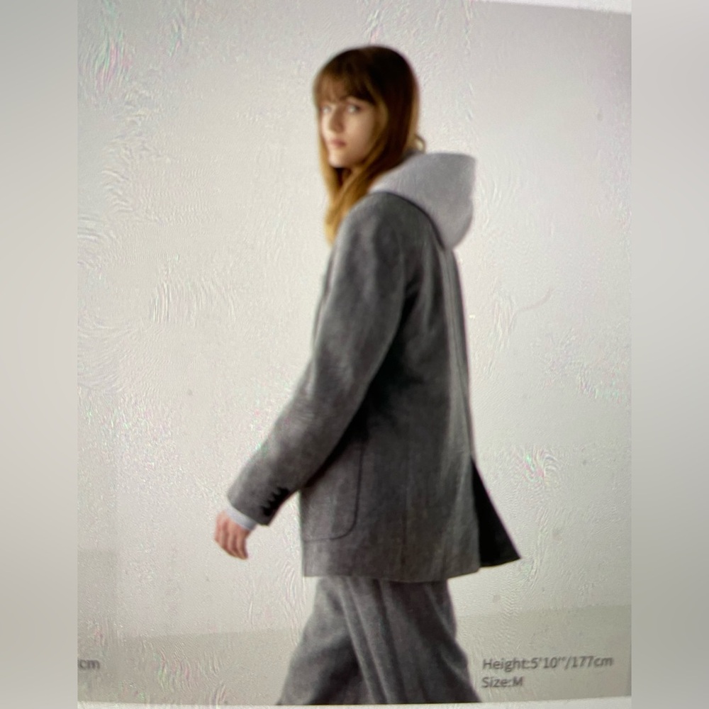 Oversized Tweed Jkt size XS